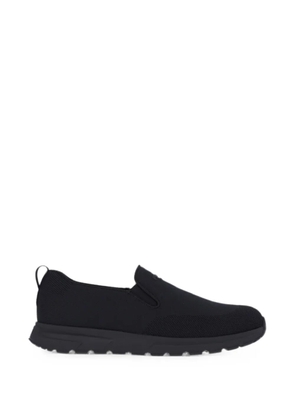 Prada logo-embossed slip-on sneakers - Black