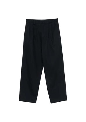 A.P.C. pleated straight-leg trousers - Black