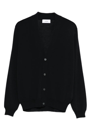 Lardini V-neck wool cardigan - Blue