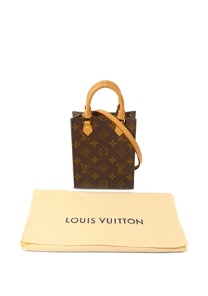 Louis Vuitton Pre-Owned Petit Sac Plat Monogram bucket bag - Brown