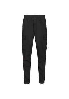 Stone Island logo-patch cargo pants - Black