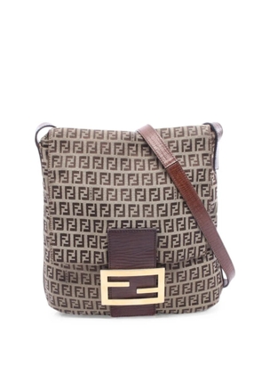 Fendi Pre-Owned 2000s Zucchino-pattern cross-body bag - Brown