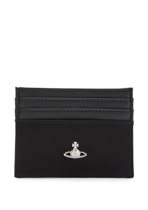 Vivienne Westwood Orb-plaque card holder - Black