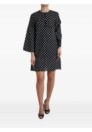 Dolce & Gabbana polka-dot mini shift dress - Black
