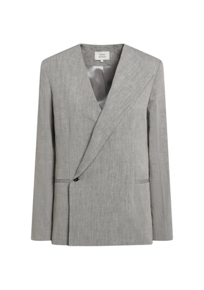 LouLou de Saison asymmetric lapel jacket - Grey