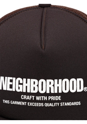 Neighborhood logo mesh cap - Brown