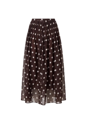 Nicholas Marit skirt espresso ivory polka-dot - Brown