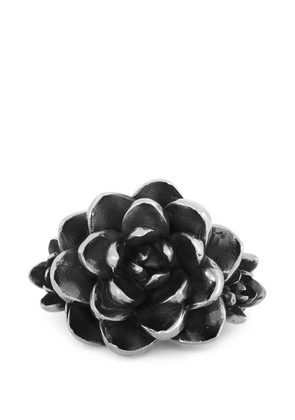 King Baby Blue Star Succulent cluster ring - Silver