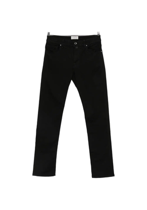 Jacob Cohën logo-patch slim-fit jeans - Black