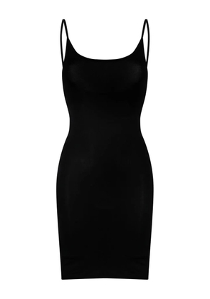 Baserange spaghetti-strap mini dress - Black