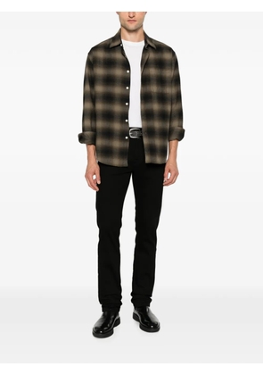 Jacob Cohën logo-patch slim-fit jeans - Black
