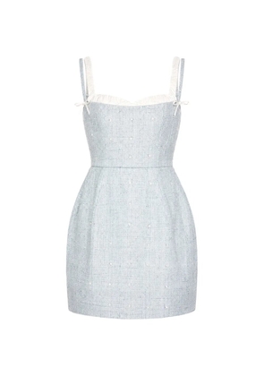 Atoir Honey crystal-embellished mini dress - Blue