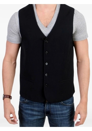 Costume National V-neck button-up waistcoat - Black