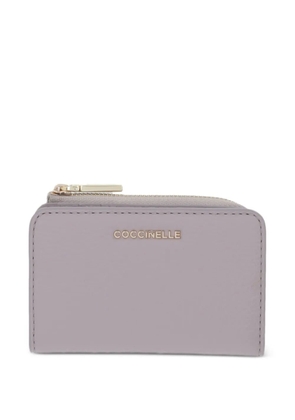 Coccinelle Metallic zip-fastening wallet - Grey