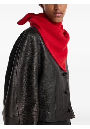 Róhe triangle scarf - Black