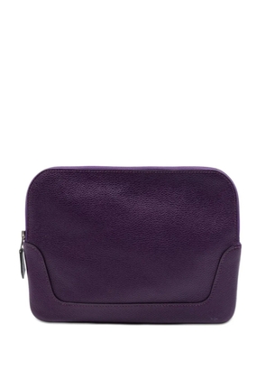 Hermès Pre-Owned 2000-2026 Clemence Flat pouch - Purple