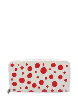 Louis Vuitton Pre-Owned x Yayoi Kusama 2021s leather dots wallet - White