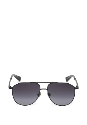 AllSaints double-bridge pilot sunglasses - Black