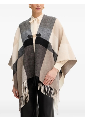 Morgan fringed cardigan - Neutrals