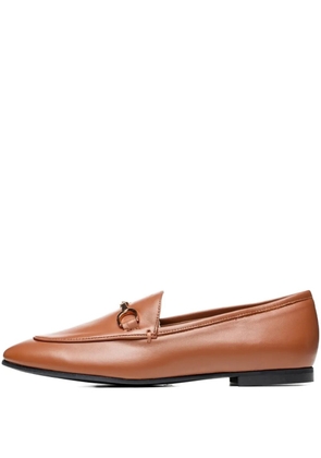Poche Paris Estelle leather loafers - Brown