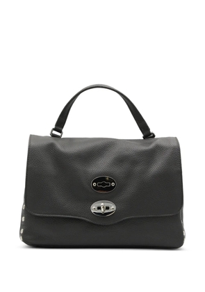 Zanellato small Postina studded-leather tote bag - Grey