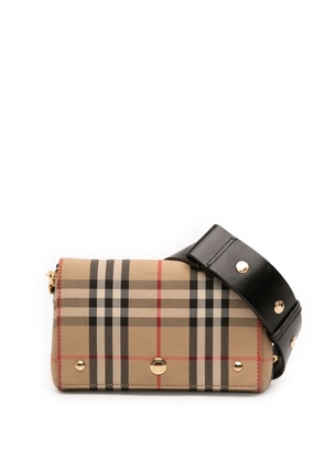 Burberry Pre-Owned 2023-2026 House Check Canvas Hackberry crossbody bag - Neutrals