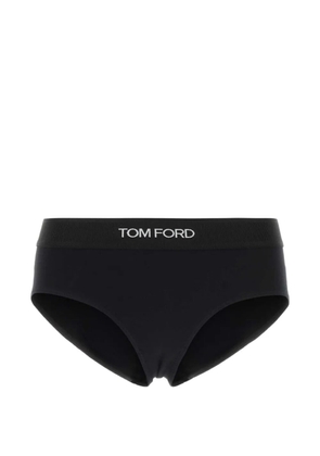 TOM FORD Signature logo-waistband briefs - Black