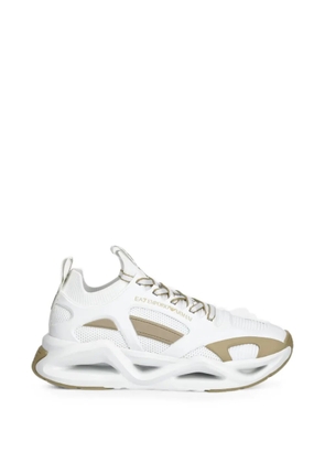 Ea7 Emporio Armani logo-print sneakers - White