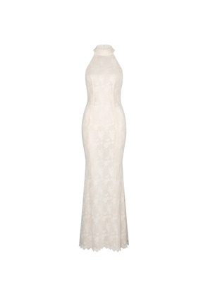 Atoir Devon lace-overlay sleeveless maxi dress - Neutrals
