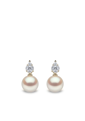 Yoko London 18kt yellow gold Starlight south sea pearl and diamond earrings