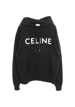 Celine Pre-Owned 2010s logo-print hoodie - Black