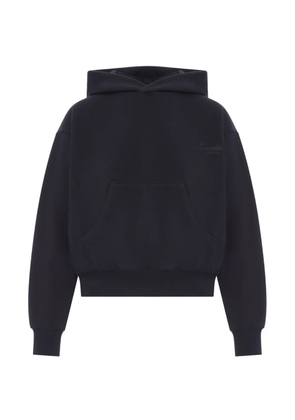 FEAR OF GOD ESSENTIALS Classic logo-patch hoodie - Black
