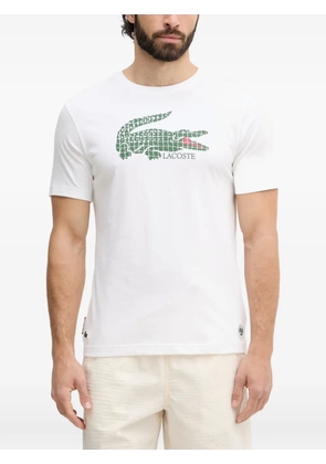 Lacoste Roland-Garros logo-print T-shirt - White