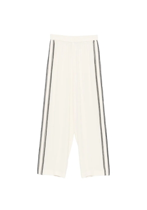 Fabiana Filippi side-stripe track pants - Neutrals