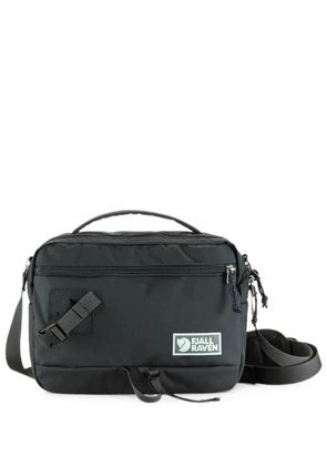 Fjällräven logo-patch zip-fastening messenger bag - Black