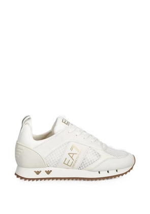 Ea7 Emporio Armani logo-print panelled sneakers - White
