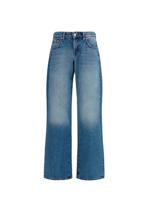 7 For All Mankind low-rise straight-leg jeans - Blue