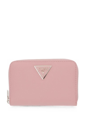 GUESS USA Laurel triangle-logo wallet - Pink