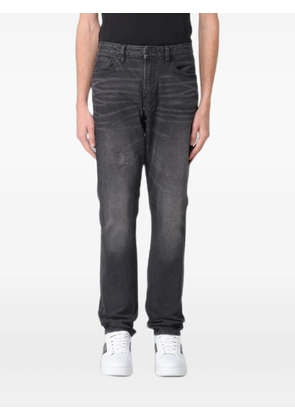 Armani Exchange belt-loop buttoned jeans - Grey