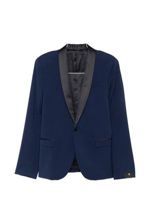 Manuel Ritz shawl-lapel tuxedo suit - Blue