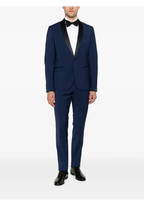 Manuel Ritz shawl-lapel tuxedo suit - Blue