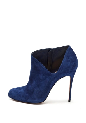 Christian Louboutin Pre-Owned Lisse cut-out ankle boots - Blue