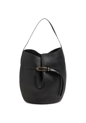 Liffner large belted bucket shoulder bag - Black