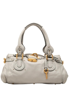 Chloé Pre-Owned 2011 Leather Paddington handbag - Grey