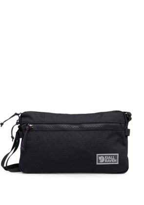 Fjällräven logo-patch zip-fastening messenger bag - Black