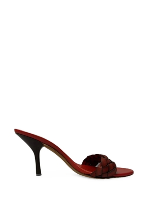 Gucci Pre-Owned 2010s woven-strap slide sandals - Red