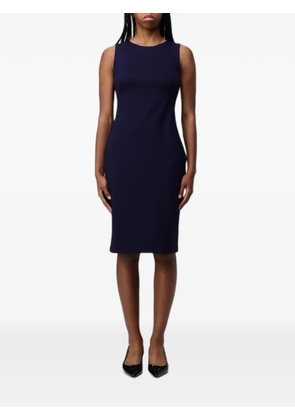 Lauren Ralph Lauren sleeveless sheath midi dress - Blue