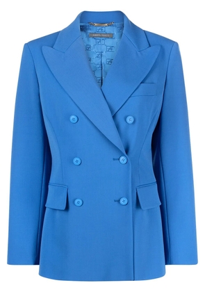 Alberta Ferretti peak-lapels double-breasted blazer - Blue