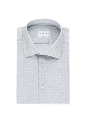 Xacus Travel geometric-pattern shirt - Blue