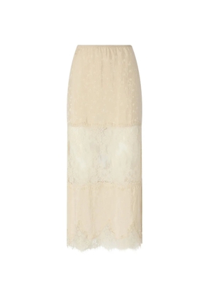 PINKO lace pencil skirt - Neutrals